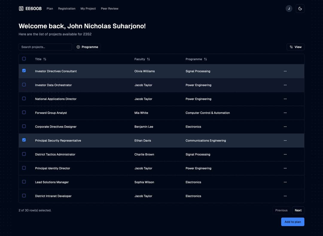 Project Management System